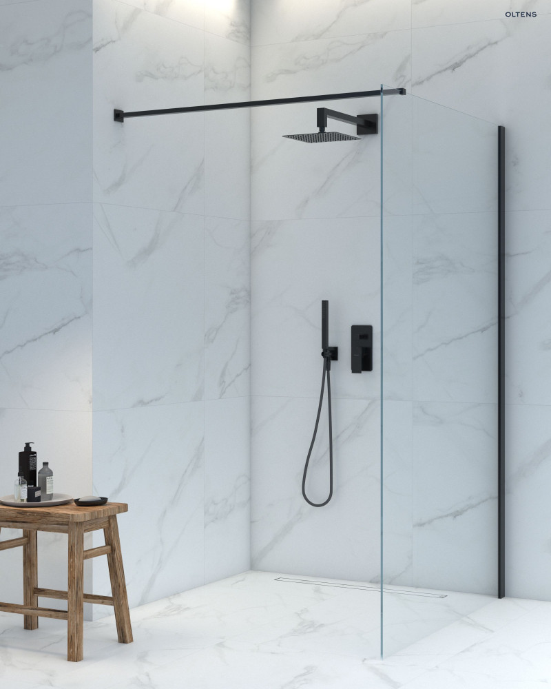 Oltens Gota bateria wannowo-prysznicowa podtynkowa kompletna złoty 34101800