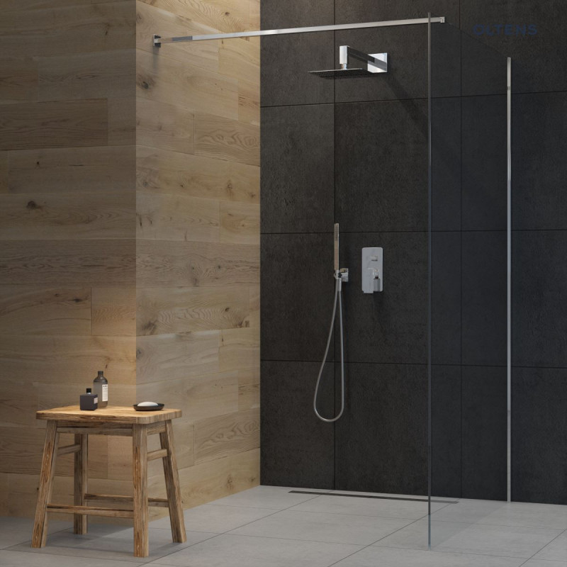 Oltens Gota komplet zestaw podtynkowy z deszczownicą 30x30 cm i słuchawką chrom 36601100