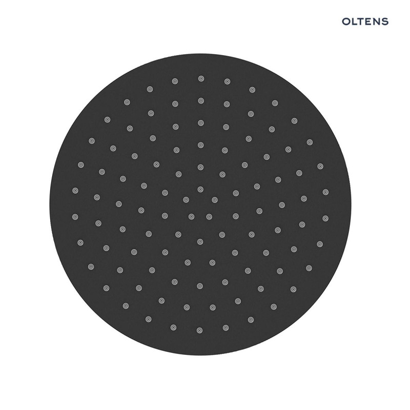 Oltens Molle komplet zestaw podtynkowy z deszczownicą 30 cm i słuchawką czarny mat 36600300