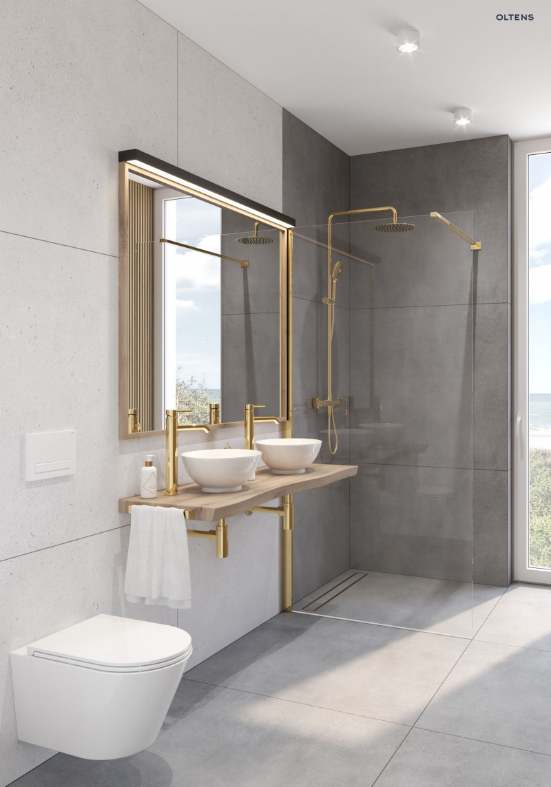 Oltens Jog zestaw muszla WC wisząca PureRim z powłoką SmartClean z deską wolnoopadającą Slim 42505000