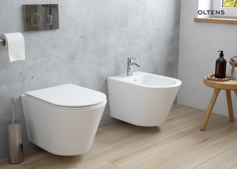 Oltens Jog bidet wiszący z powłoką SmartClean biały 46501000