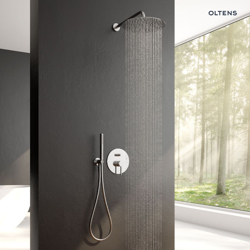 Oltens Molle bateria wannowo-prysznicowa podtynkowa kompletna chrom 34100100