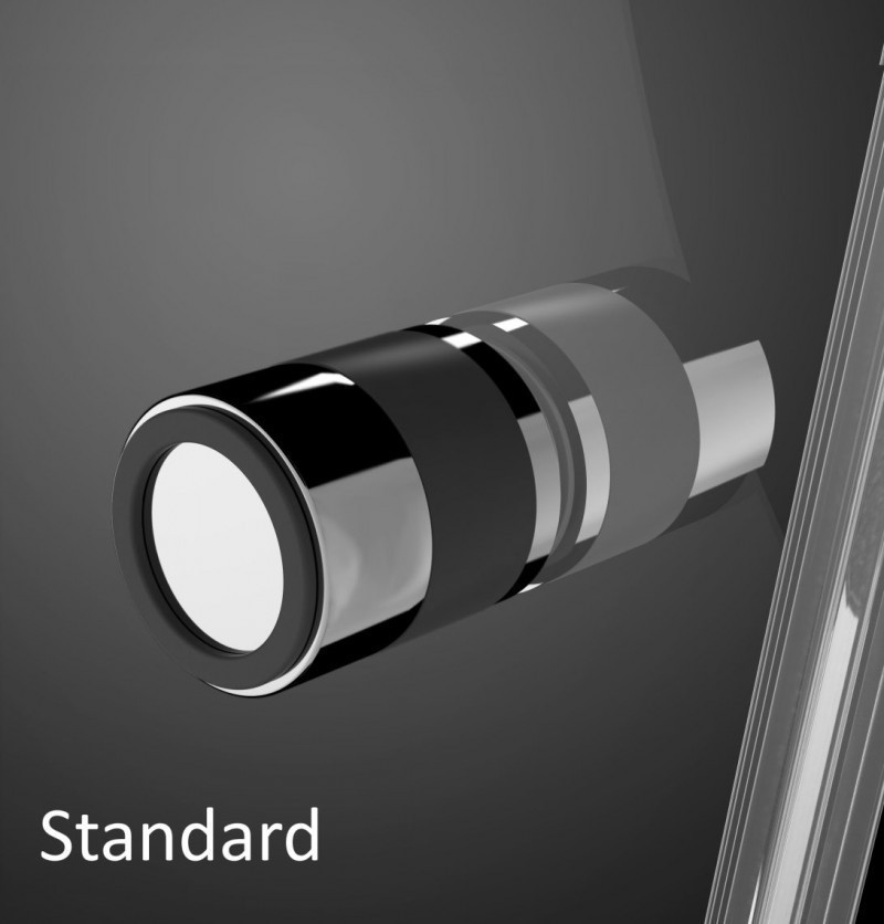 Radaway Essenza KDJ B kabina prostokątna 90x100 drzwi składane lewe 90 + ścianka 100 chrom przeźroczyste Easy Clean 1385082-01-01L + 1384052-01-01