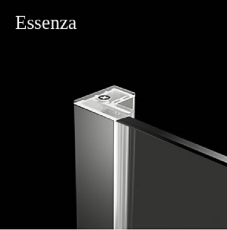 Radaway Essenza KDD kabina kwadratowa 100x100 drzwi otwierane chrom przeźroczyste Easy Clean 1385062-01-01L + 1385062-01-01R