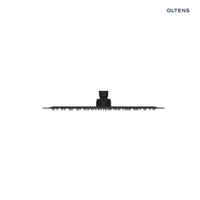 Oltens Katla komplet zestaw termostatyczny podtynkowy z deszczownicą 30 cm i słuchawką czarny matowy 36608300