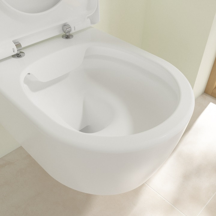Villeroy&Boch Avento DirectFlush muszla wisząca + deska wolnoopadająca Stone White CeramicPlus 5656HRRW