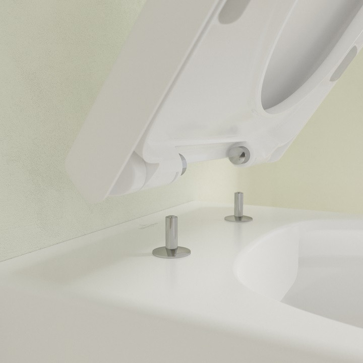 Villeroy&Boch Avento DirectFlush muszla wisząca + deska wolnoopadająca Stone White CeramicPlus 5656HRRW