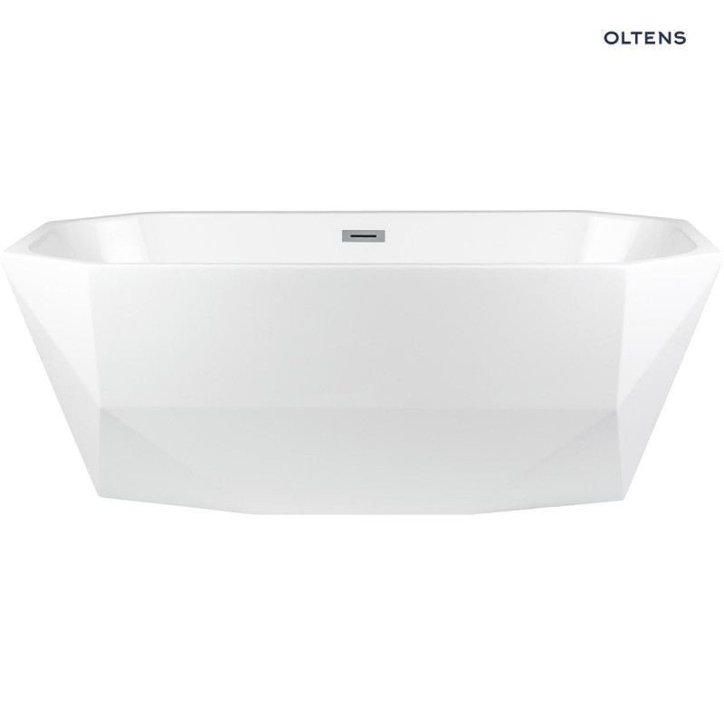 Oltens Stygg wanna wolnostojąca 160x73 cm akryl biały połysk 12005000