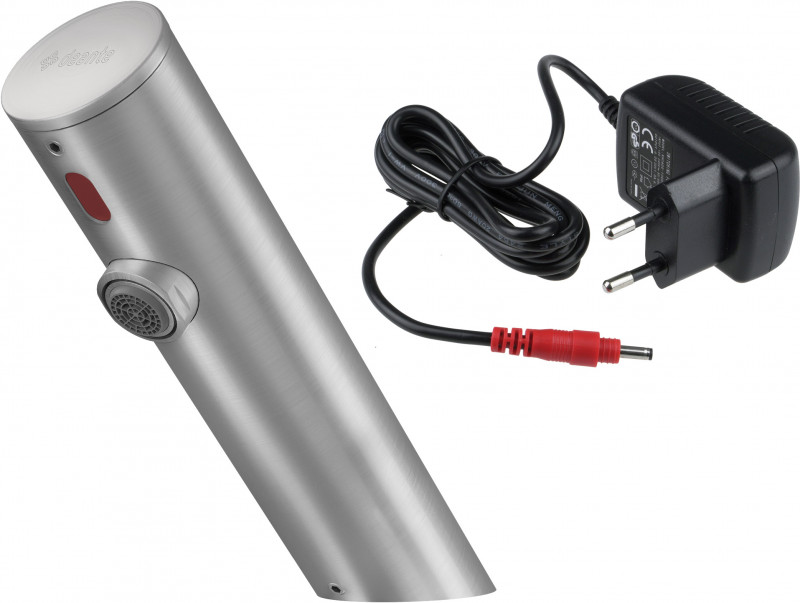 Deante Sense bateria umywalkowa bezdotykowa bez regulacji temperatury - zasilanie sieciowe stal szczotkowana BQRF28V