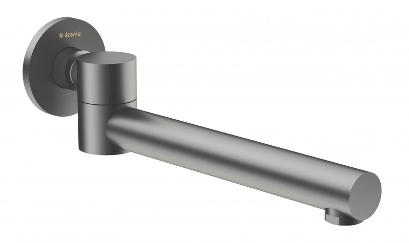 Deante Cascada wylewka wannowa składana okrągła titanium NACD87K