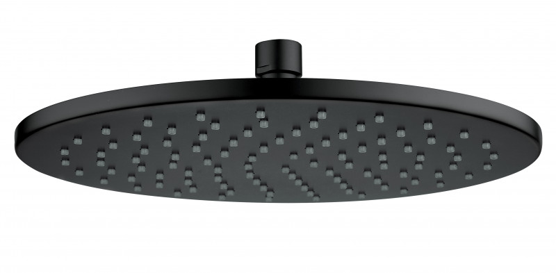 Deante Cascada deszczownica głowica prysznicowa okrągła 25x25 cm czarny matowy NACN91K