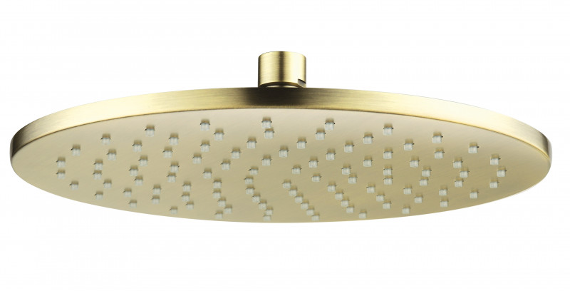Deante Cascada deszczownica głowica prysznicowa okrągła 25x25 cm złoto szczotkowane NACR00K