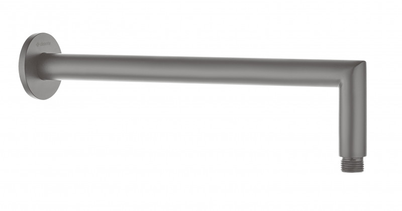 Deante Cascada ramię prysznicowe ścienne 40 cm titanium NACD45K