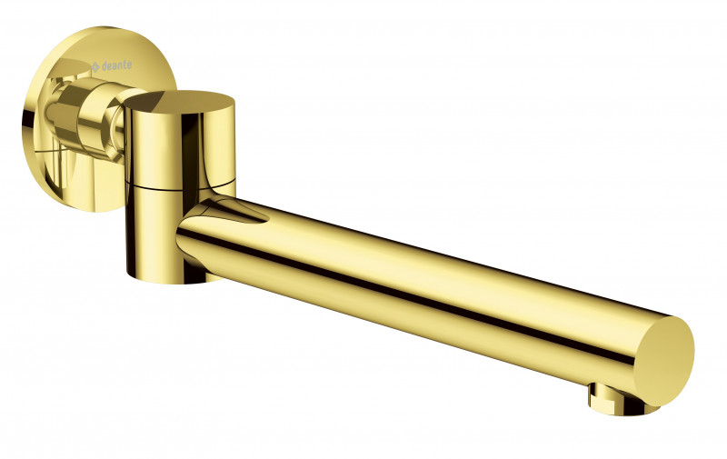 Deante Cascada wylewka wannowa składana okrągła złoty NACZ87K