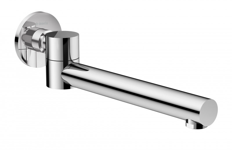 Deante Cascada wylewka wannowa składana okrągła chrom NAC087K