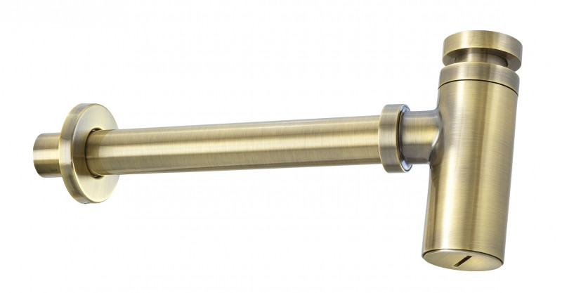 Deante syfon umywalkowy okrągły ozdobny mosiądz NHCM31K