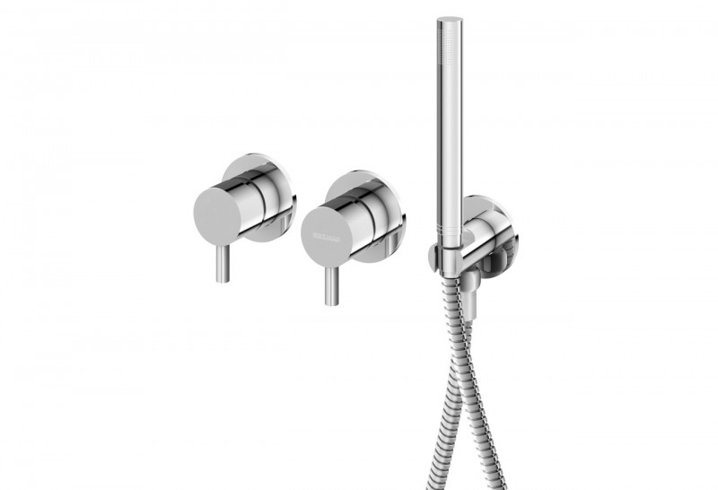 Kohlman Axel podtynkowa bateria wannowo-prysznicowa 3-otworowa chrom połysk QW260A