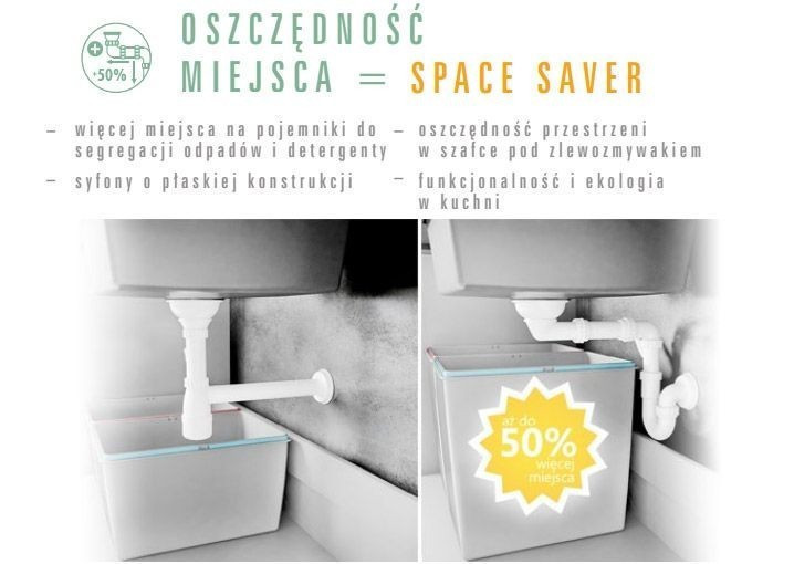 Deante Magnetic zlewozmywak granitowy magnetyczny 2 komory z ociekaczem alabaster ZRMA213