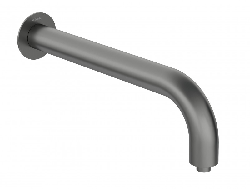 Deante Silia ramię prysznicowe ścienne 380 mm titanium NQSD41K