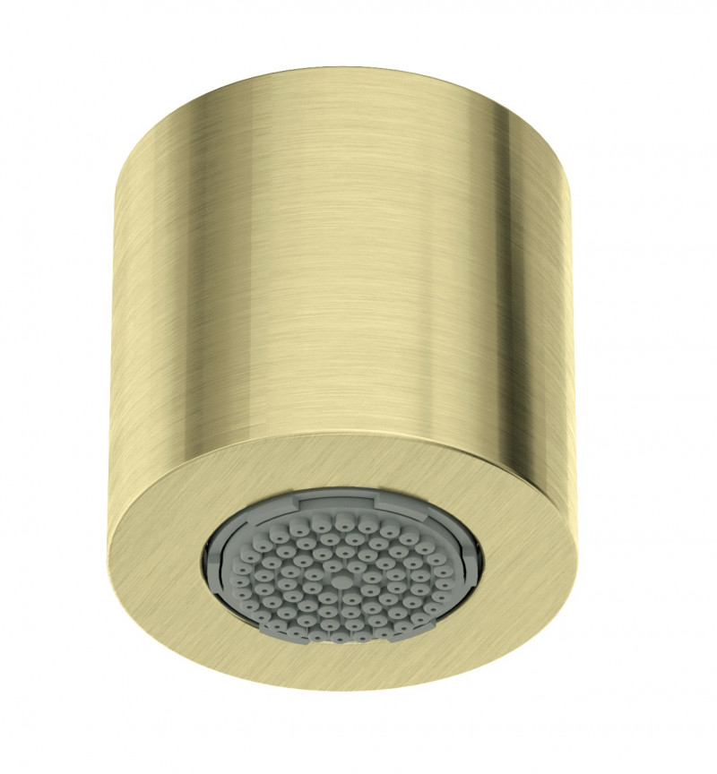 Deante Silia deszczownica głowica prysznicowa 1-funkcyjna złoty szczotkowany NQSR30K