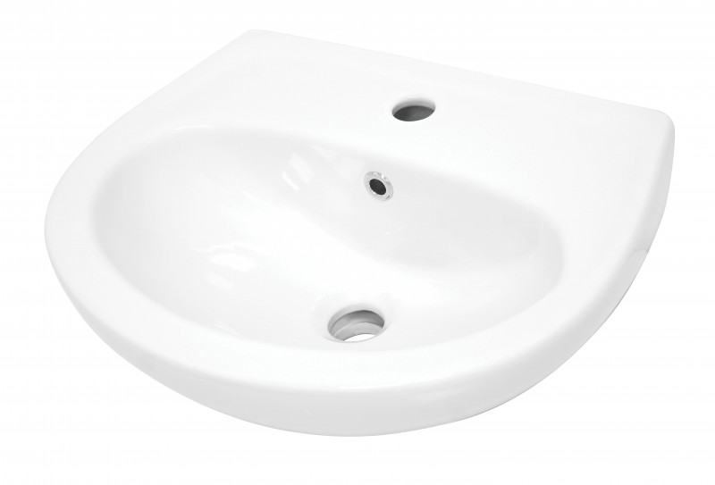 Deante Jasmin umywalka wisząca 36,4x45,7 cm biały CDJ6U4W