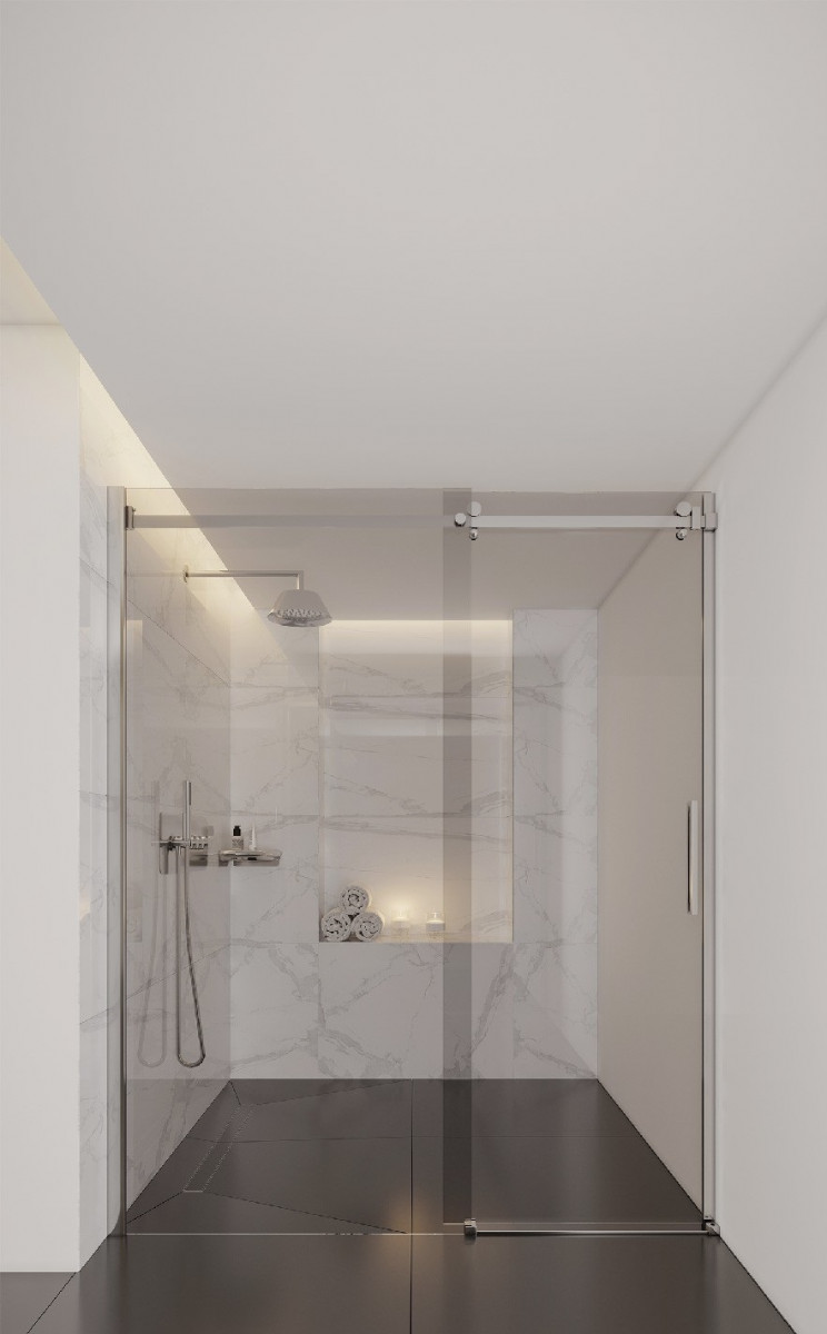 Deante Cascada ramię prysznicowe ścienne 40 cm chrom NAC045K