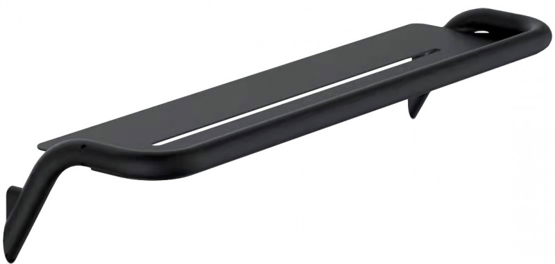 Deante Silia wieszak półka ścienna czarny matowy ADIN511