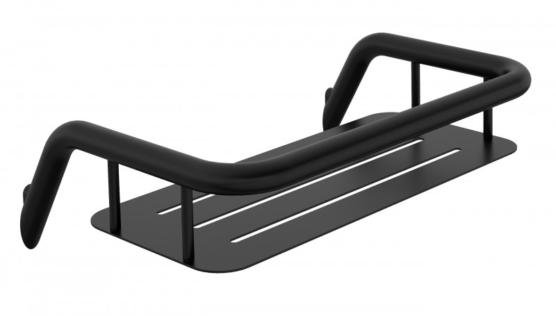 Deante Silia koszyk prysznicowy czarny matowy ADIN551