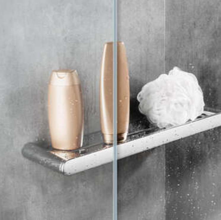 Deante Kerria Plus drzwi prysznicowe uchylne 100 cm czarny/przeźroczyste TotalWhite Active Cover KTSUN43P