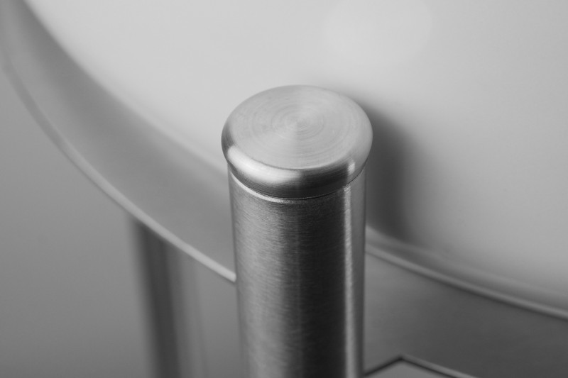 Deante Silia konsola łazienkowa stojąca stal szczotkowana CKSF36A