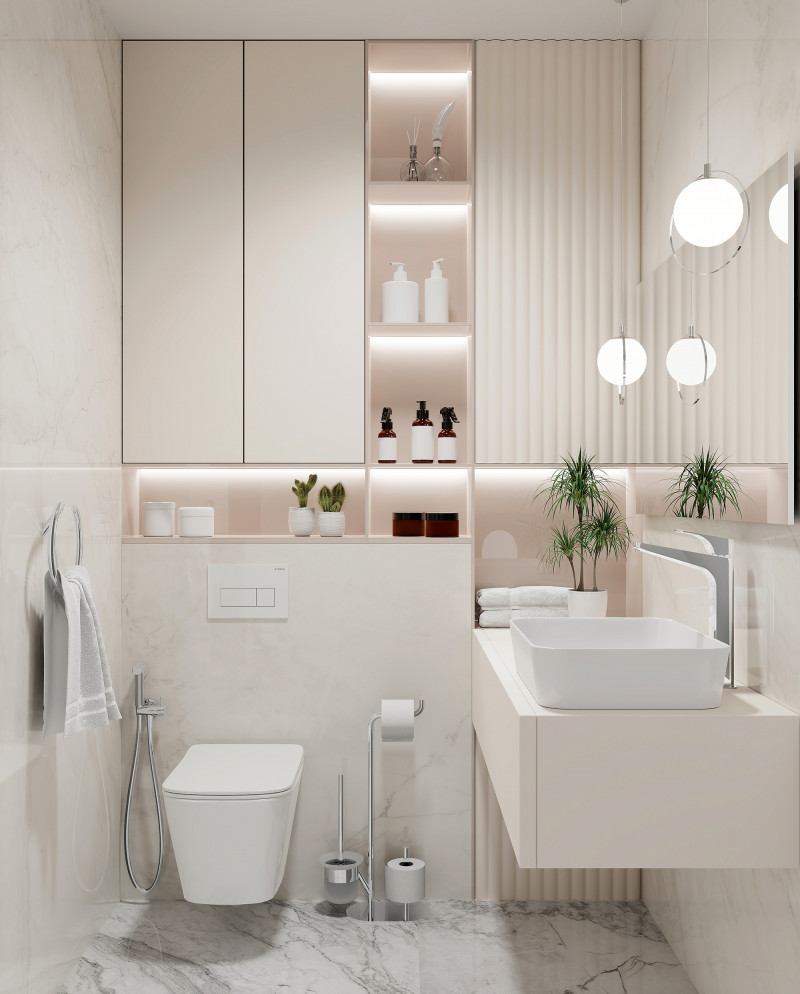 Deante Silia zestaw wolnostojący szczotka WC + stojak na papier chrom połysk ADI0732