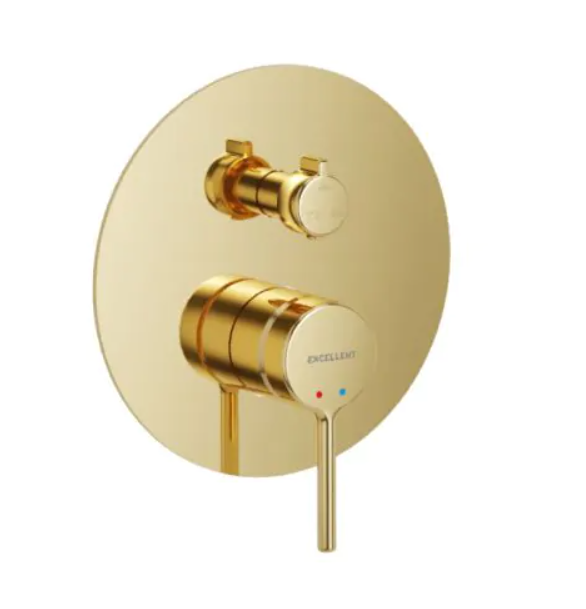 Excellent Pi podtynkowa bateria 3-drożna złoty połysk AREX.1247GL