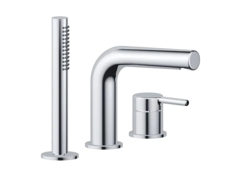 Excellent Pi bateria wannowa 3-otworowa chrom połysk AREX.1234CR