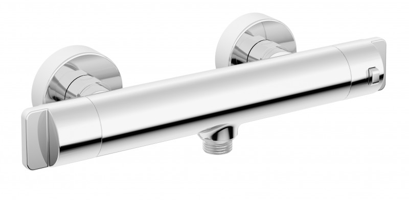 Deante Cascada bateria prysznicowa termostatyczna ścienna chrom połysk BCH04BT