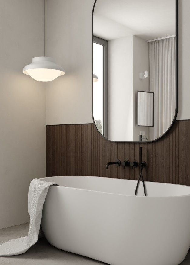 Kohlman Axel Black podtynkowa bateria wannowo-prysznicowa 3-otworowa czarny mat QW260AB