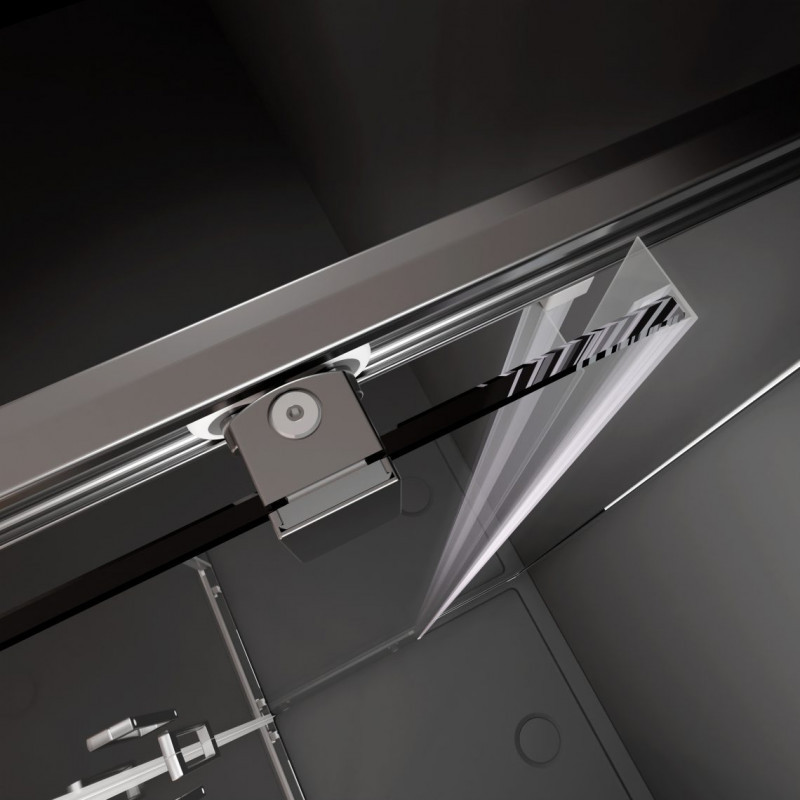 Radaway Premium Pro DWJ drzwi wnękowe przesuwne 100 cm prawe chrom przeźroczyste Easy Clean 1014100-01-01R