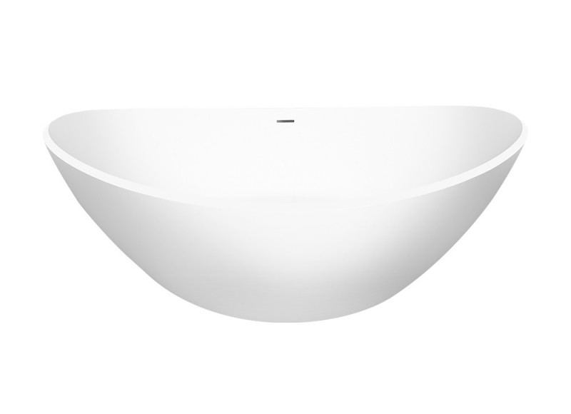 Cristalstone Separado Tres wanna wolnostojąca 170x100 cm biały matowy, satynowy mat STR1700