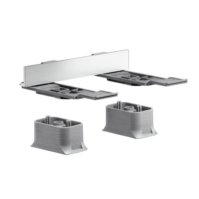 Axor Universal Softsquare zestaw adapterów złoty optyczny polerowany 42870990