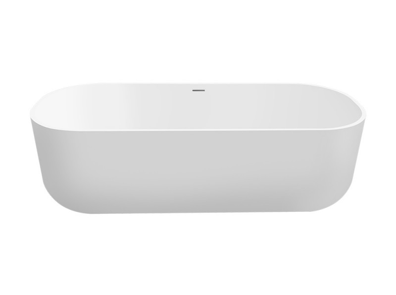 Cristalstone Separado Cuatro wanna wolnostojąca 170x70 cm biały matowy, satynowy mat