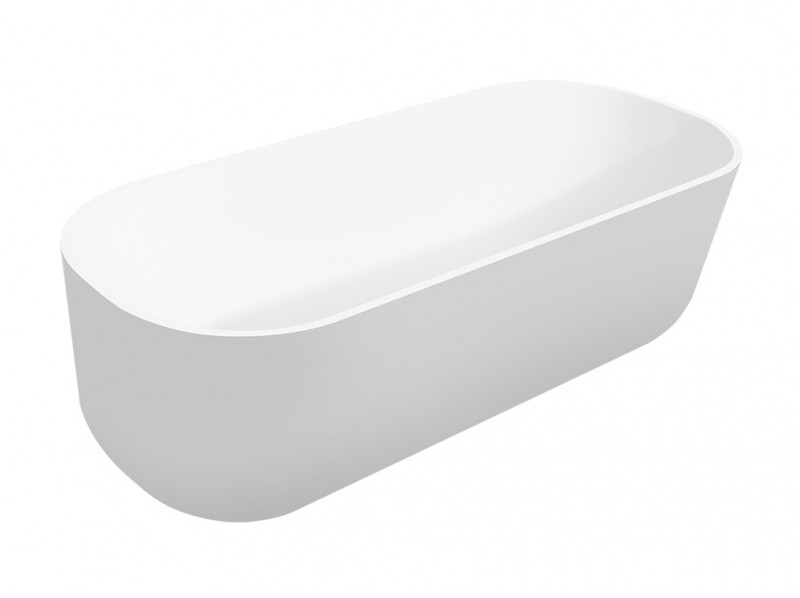 Cristalstone Separado Cuatro wanna wolnostojąca 170x70 cm biały matowy, satynowy mat
