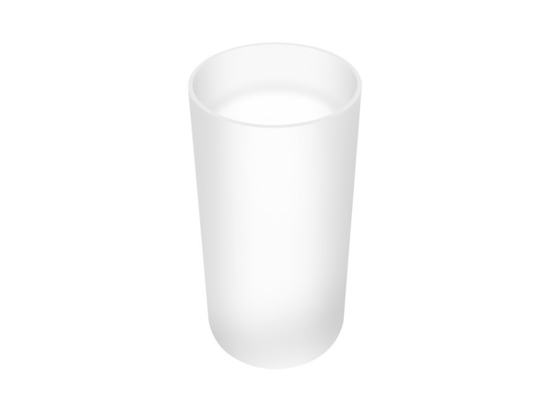 Cristalstone Separado Tuba umywalka wolnostojąca 45x45 cm biały satynowy mat