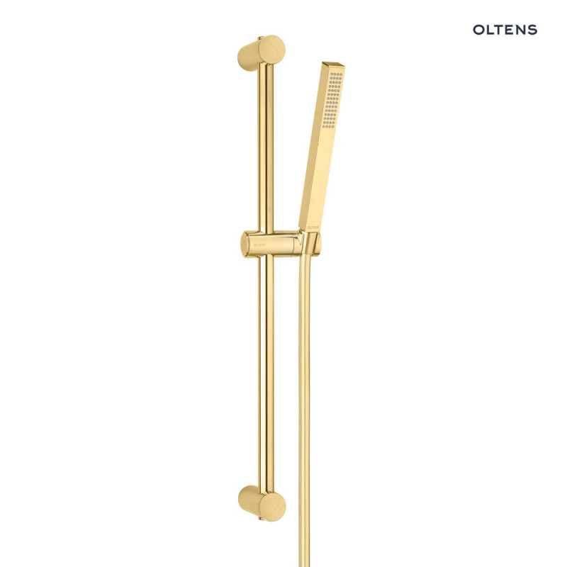 Oltens Sog Alling 60 zestaw prysznicowy z drążkiem złoty połysk 36003800