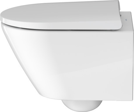 Duravit D-neo Compact Rimless muszla wisząca 48cm + deska wolnoopadjąca biały alpin 45880900A1