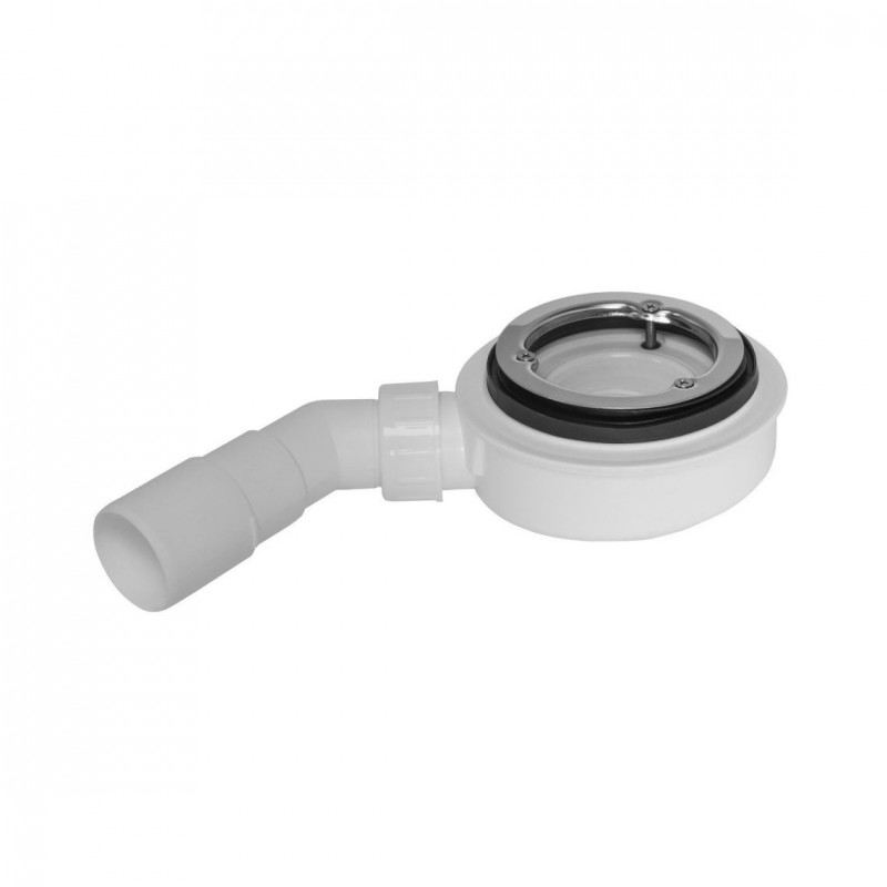 Radaway HS1 syfon brodzikowy czyszczony od góry 90 chrom niski 5,5cm