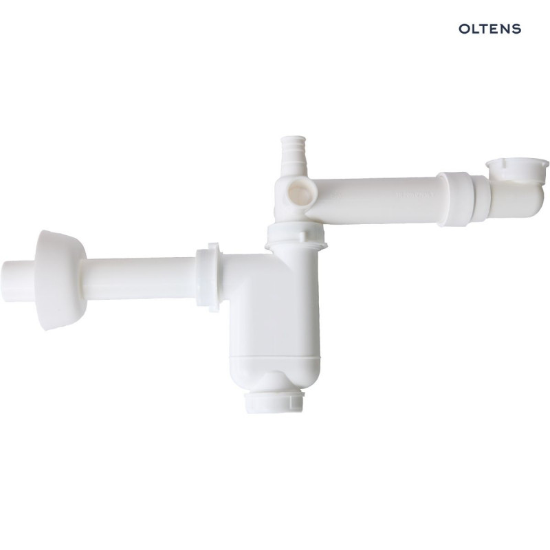 Oltens Jens syfon umywalkowy teleskopowy oszczędzający miejsce biały 02102000