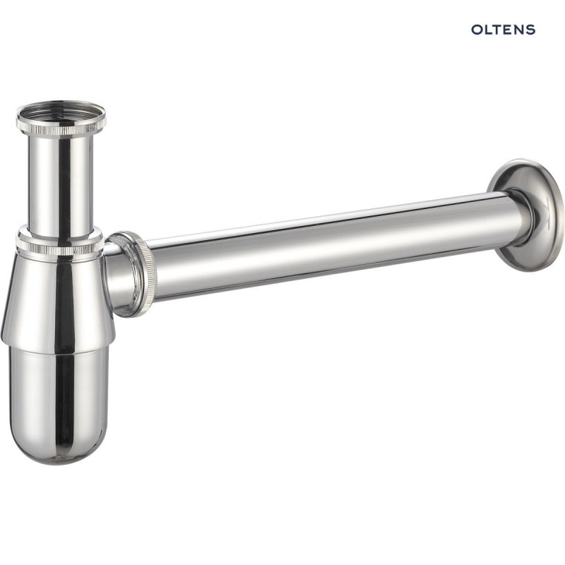 Oltens Molde syfon umywalkowy butelkowy mosiężny chrom 02604100