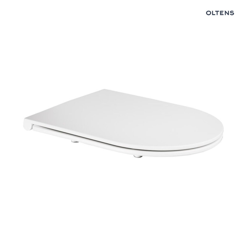Oltens Holsted deska sedesowa wolnoopadająca duroplast biała 45112000