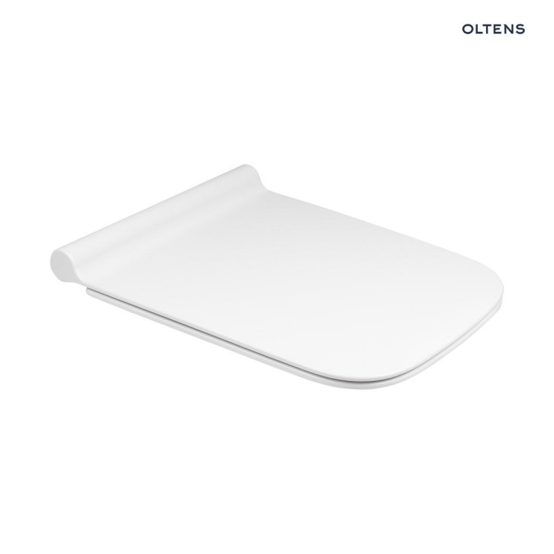 Oltens Ribe deska sedesowa wolnoopadająca slim duroplast biała 45108000