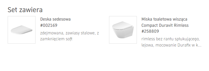 Duravit D-neo Compact Rimless muszla wisząca 48cm + deska wolnoopadjąca biały alpin 45880900A1
