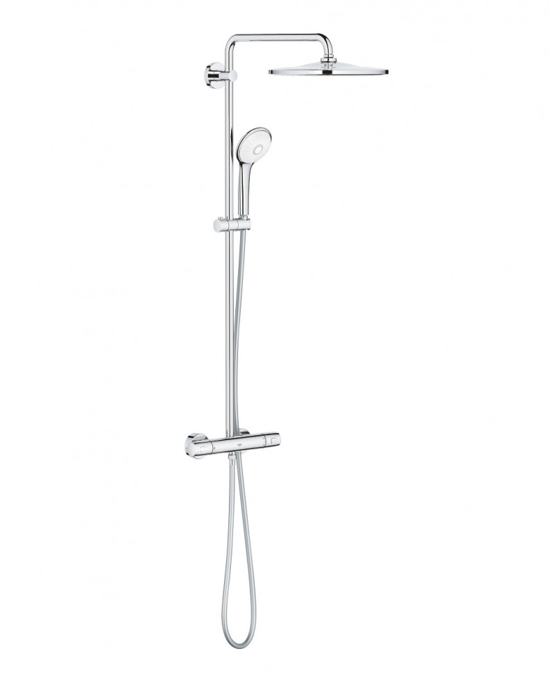 Grohe Euphoria System 310 zestaw prysznicowy z termostatem ścienny chrom 26075001